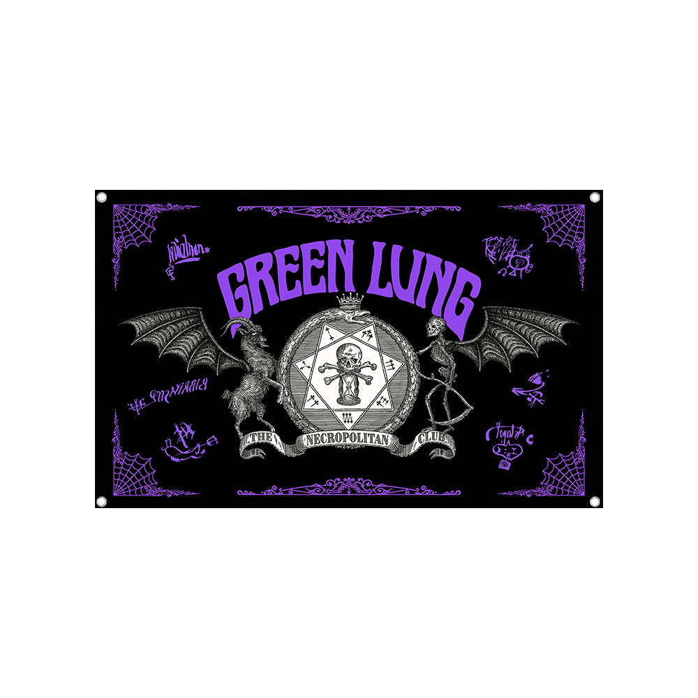 The Necropolitan Club Wall Flag