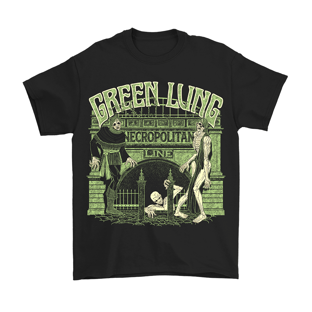 Necropolitan Line Tee - Black